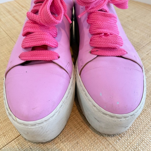 Acne Studios Platform Lace Up Sneakers Pink Women’s Size 8 (38) - Picture 3 of 10